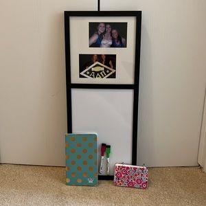 Office Bundle Picture Frame Whiteboard, Journal, and Notecards